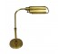 Brass Desk Lamp/Curved Arm