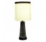 Table Lamp Blk W/Gold/Nubs