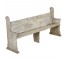 Whitewashed Church Pew