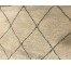 RUG-(8' x 10') Off White & Brown/Diamond Design