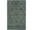 Rug-(5 x 8) Persian Aqua & Cream Diamond