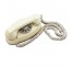 VINTAGE PHONE-Off White Rotary House Phone