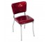 Red/Chrome Diner Chair