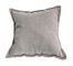 Square Grey Throw Pillow