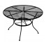 Black Metal Mesh Garden Table