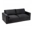 Charcoal Sofa/Welt Sides