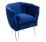 Blue Velvet Armchair/Hairpin