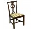 Side Chair/Sq Back/Frett Work