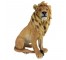 Statue-Sitting Lion/W/Mane