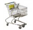 Distressed Metal Shopping Cart