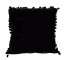 PILLOW-Square Black Velvet/Fringe