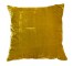 PILLOW- Yellow Crushed Velvet