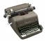 TYPEWRITER-Vintage Royal/Brown W/Green Buttons