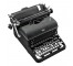 TYPEWRITER-Vintage Royal-Black W/Black Keys