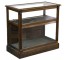 DISPLAY CASE-Vintage-Wood & Glass-3 Shelves