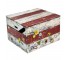 CRATE-Distressed Painted Red & White W/Travel Stickers