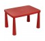 TABLE-Kids Red Plastic Table