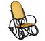 ROCKING CHAIR-Black Bentwood W/Caning