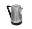 COFFEE POT-"West Bend" Aluminum W/Black Handle & Base