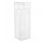 PEDESTAL-White/Display W/Short Acrylic Case on Top