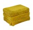 OTTOMAN-Gold Corduroy