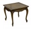 END TABLE-Dark Walnut French Provential