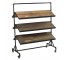 Rustic Shoe Rack, (Double Sided), 6 Slanted Shelves