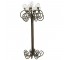 FLOOR LAMP-Parisian Scroll Floor Lamp/11 Globes