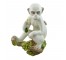 MONKEY FIGURINE-White LAF Holding a Banana