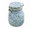 CANISTER-Medium Blue & White Spatter