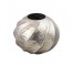 VASE-Round Rose Swirl Aluminum