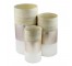 VASE-Short Bamboo Multi Media Bands-Cylinder Shape