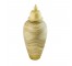 Temple Jar-Small Paulownia Wood W/Lid