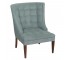 CHAIR-Side/Muted Teal Button Tufted