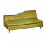 LAF Chaise-Vertical Tufted Tight Back W/Wood Details