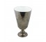 VASE-Mercury Glass Urn W/Pedestal Base