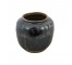 VASE-Round Black Glaze