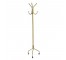 COAT RACK-Metal Painted Gold/Tripod Base W/Wheels