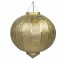 SHADE-Hanging Moroccan Gold Ball W/Pressed Metal Design