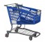 SHOPPING CART-Blue Plastic "Pathmart"