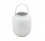 LANTERN-White Ceramic W/Tiny Holes