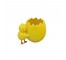 VASE-Yellow Baby Chick Holding Jagged Edged Egg