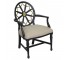 ARM CHAIR-Updated Version of Wheel Back/Flower