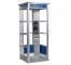 AMERICAN PHONE BOOTH-Blue & Chrome