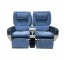AIRPLANE SEATS-Pair of Blue First Class Seats