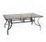 DINING TABLE- Outdoor/Lightweight Metal Painted Black