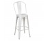 STOOL-White Elio W/Back