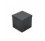 BOX-Square Black Metal W/LID