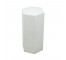 SCUPTURE-White Plaster (6)Sided Cylinder