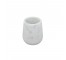 BATHROOM CUP-White Marble W/Black Veins